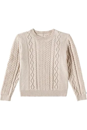 Donsje Pullover Romaine in cotone a trecce