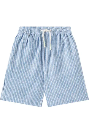Louise Misha Shorts Obiki in lino e cotone a righe