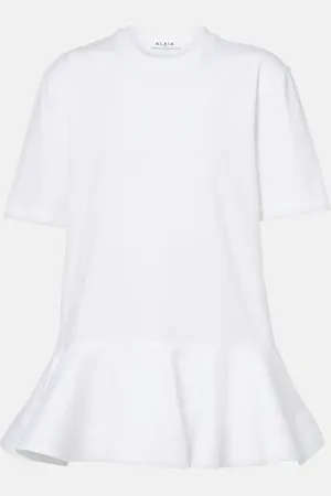 Alaïa Alaïa T-shirt in jersey di cotone