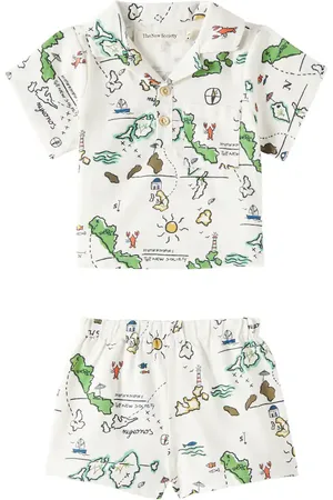The New Society Baby - Camicia e shorts Arkoi in cotone