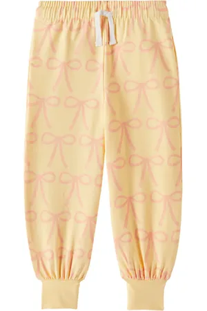 Tiny Cottons Pantaloni sportivi Bows in misto cotone