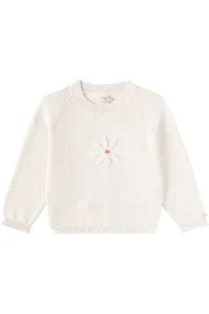 Donsje Pullover Valenthe in cotone con ricamo