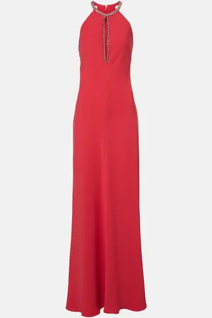 Max Mara Abito lungo Fernet in cady