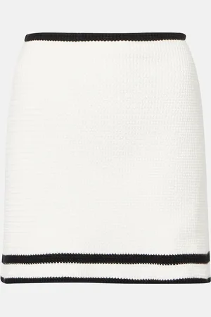 Nina Ricci Minigonna in tweed di misto cotone
