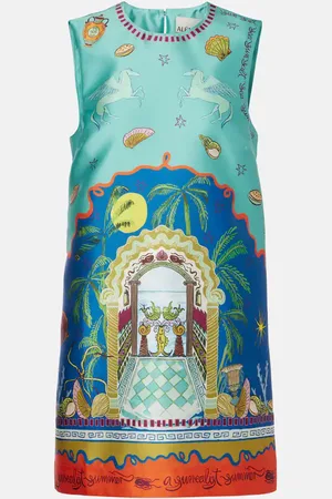 ALÉMAIS Alémais Abito corto Surrealist Summer con stampa