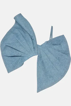 Nina Ricci Top di jeans con fiocco