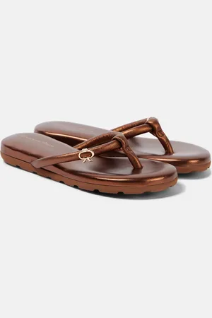 Gianvito Rossi Sandali infradito Fiji in pelle