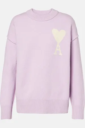 Ami Pullover Ami De Cœur in lana vergine