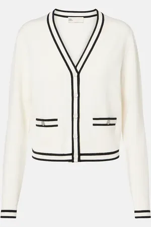 Tory Burch Cardigan Kendra in misto lana