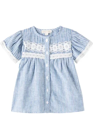 Louise Misha Baby - Abito Morlina in lino e cotone a righe