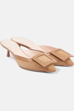 Roger Vivier Mules Viv’ In the City 45 in suede