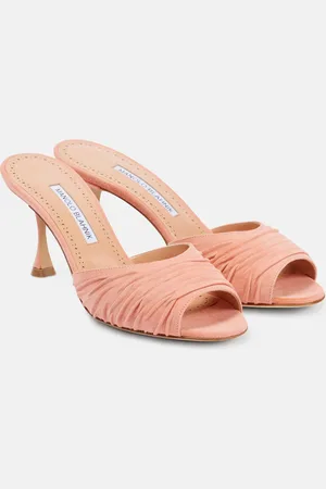 Manolo Blahnik Mules Pirua 70 in suede