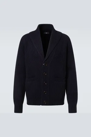 Dunhill Cardigan in cotone e cashmere