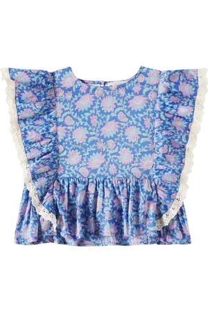 Louise Misha Top Ines in cotone con stampa floreale
