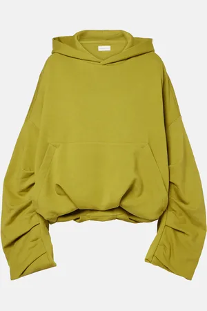 DRIES VAN NOTEN Felpa in cotone con cappuccio