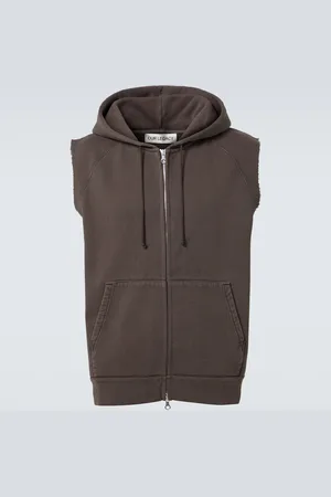 OUR LEGACY Gilet Motor in cotone con zip