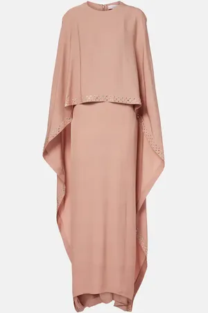 Stella McCartney Abito lungo con mantella