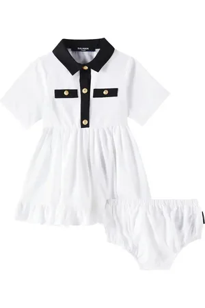 Balmain Baby - Abito e culottes in cotone