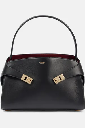 Salvatore Ferragamo Borsa a spalla Hug Soft Medium in pelle