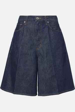AGOLDE Bermuda di jeans Nolan a vita alta
