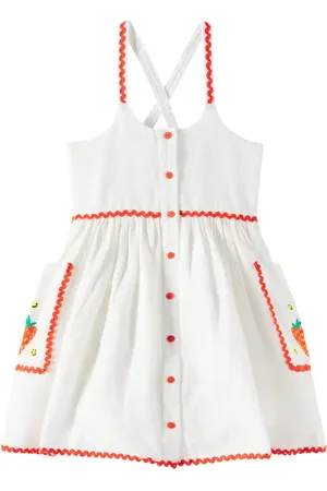 Stella McCartney Abito in lino e cotone
