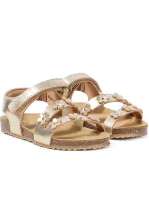 PèPè PèPè Sandali in pelle metallizzata