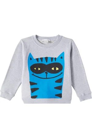 Stella McCartney Felpa in jersey di cotone con stampa