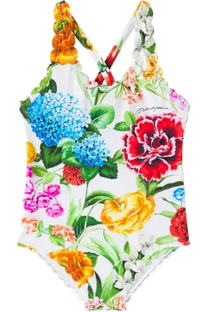 Dolce & Gabbana Costume intero con stampa floreale