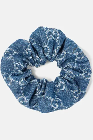 Gucci Scrunchie in denim GG