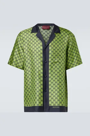 Gucci Camicia in seta GG