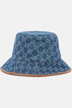 Gucci Cappello da pescatore in denim GG