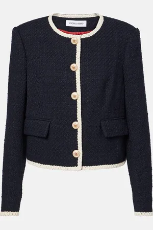 VERONICA BEARD Giacca cropped Mabel in tweed