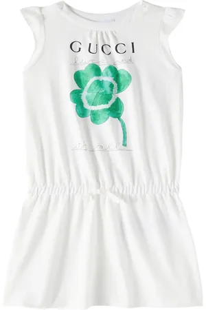 Gucci Abito in cotone con stampa