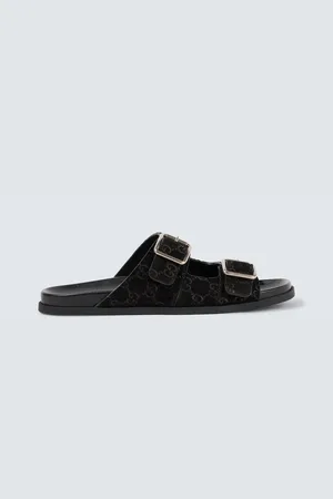 Gucci Sandali GG in suede