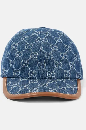 Gucci Cappello da baseball GG Canvas in denim