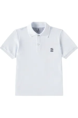 Brunello Cucinelli Polo in piqué di cotone