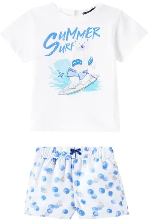 MONNALISA Baby - T-shirt e bermuda in cotone