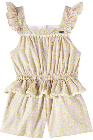 PATACHOU Jumpsuit corta in popeline di cotone