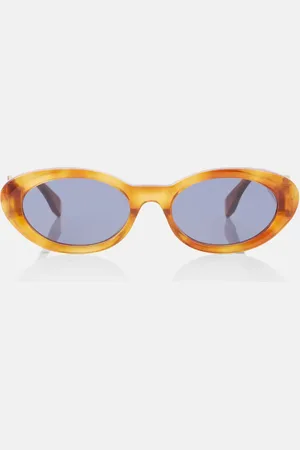 Fendi Occhiali da sole ovali FF Diamonds