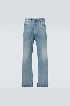 Maison Margiela Jeans a gamba larga e vita media
