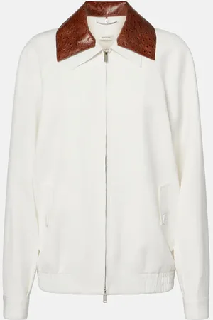 JACQUES WEI Bomber con pelle