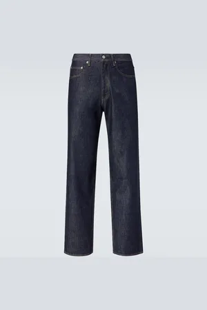 Auralee Jeans a gamba larga e vita media