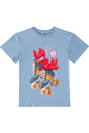 Stella McCartney T-shirt in jersey di cotone con stampa