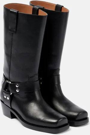 PARIS TEXAS Stivali biker Roxy in pelle