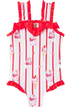 PATACHOU Costume intero con stampa a righe