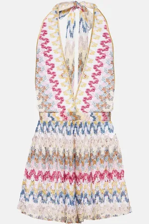 Missoni Jumpsuit corta con lamé a zig-zag
