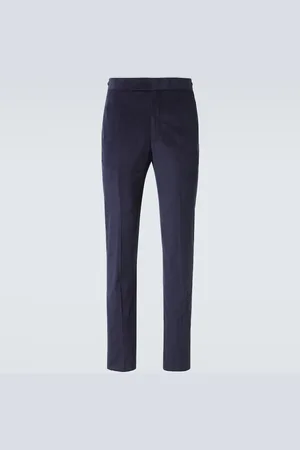 GABRIELA HEARST Pantaloni regular in velluto di cotone a coste