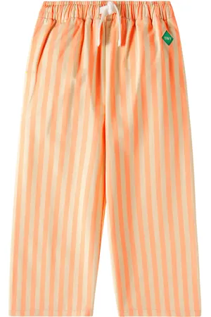 Tiny Cottons Pantaloni regular in cotone a righe