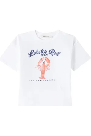The New Society T-shirt Tirteo in cotone con stampa