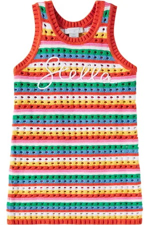 Stella McCartney Abito in cotone a righe
